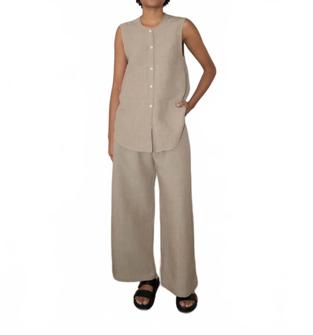 NEW ZII ROPA lena shirts in hazelnut